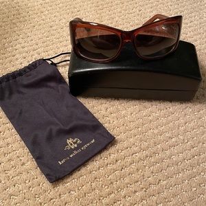 Karen Walker Eyewear tortoise “Etiquette” sunglasses.